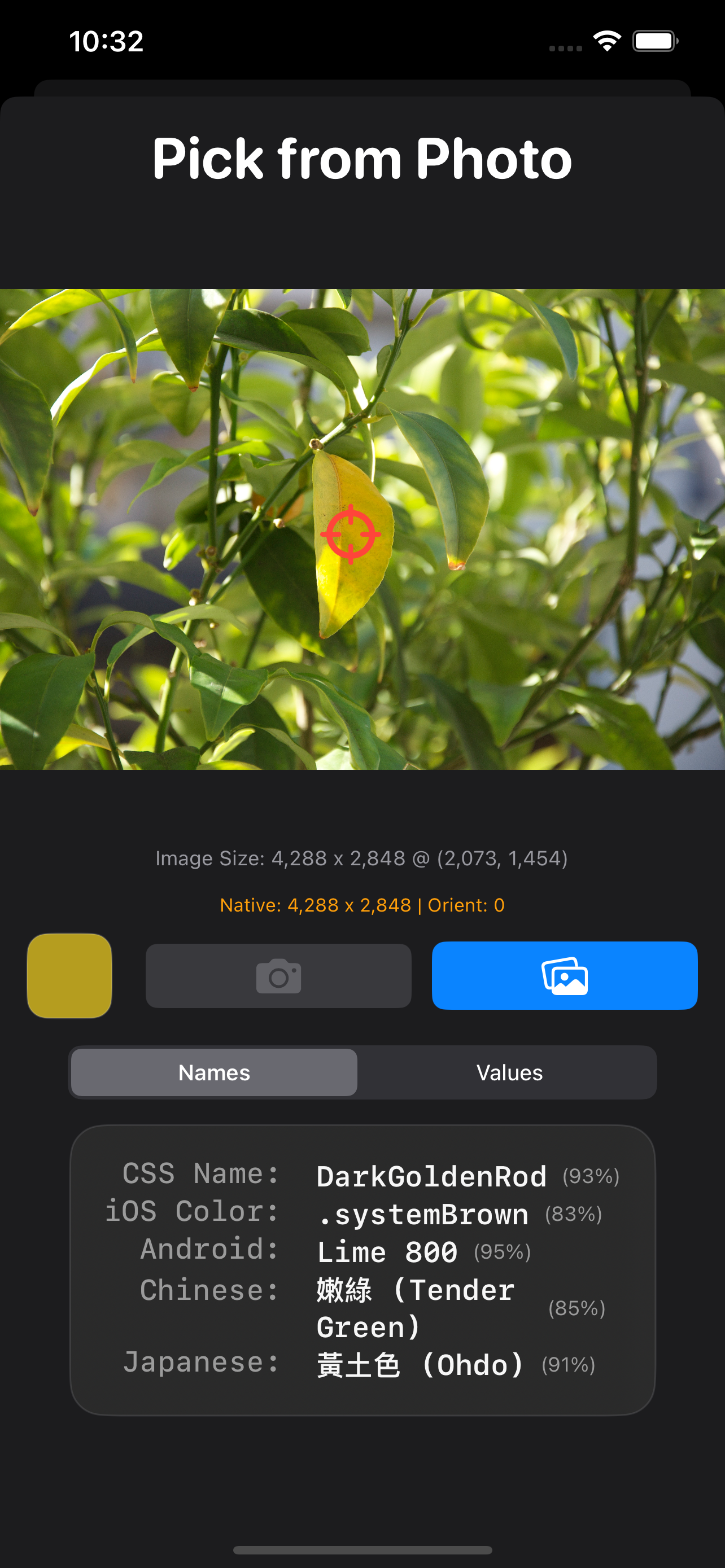 Photo Color Picking